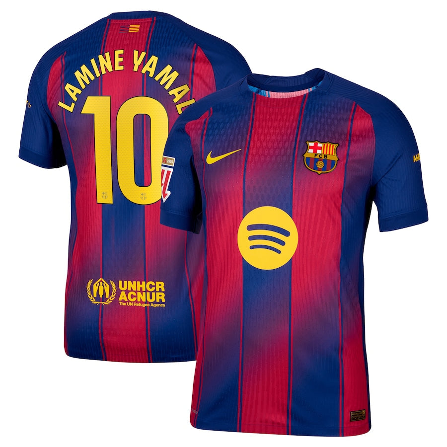 Barcelona 2025/26 LAMINE YAMAL 10 Home Jersey - Soccer Jersey Central