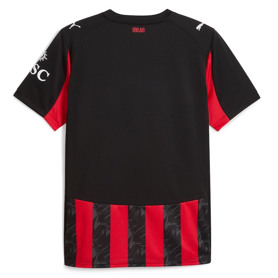 Ac Milan 2025/26 Home Jersey - Soccer Jersey Central