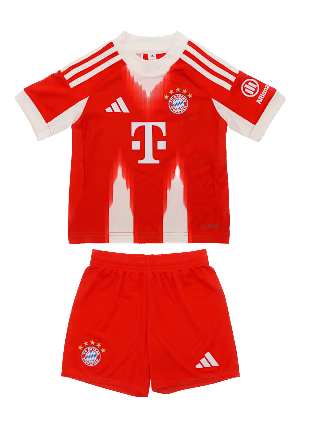 Bayern Munich 2025/26 Home Kids Kit - Soccer Jersey Central