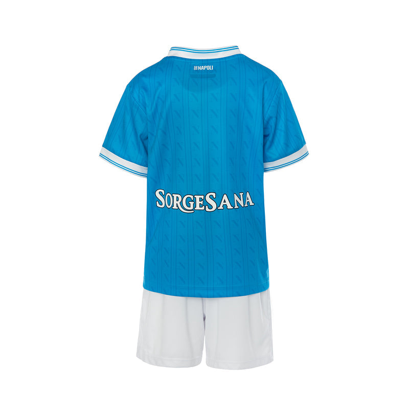SSC Napoli 2025/26 Home Kids Kit - Soccer Jersey Central