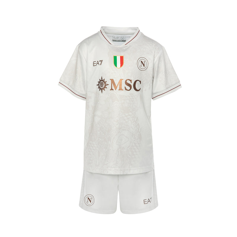 SSC Napoli 2025/26 Away Kids Kit - Soccer Jersey Central