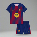 Barcelona 2025/26 Home Kids Kit - Soccer Jersey Central