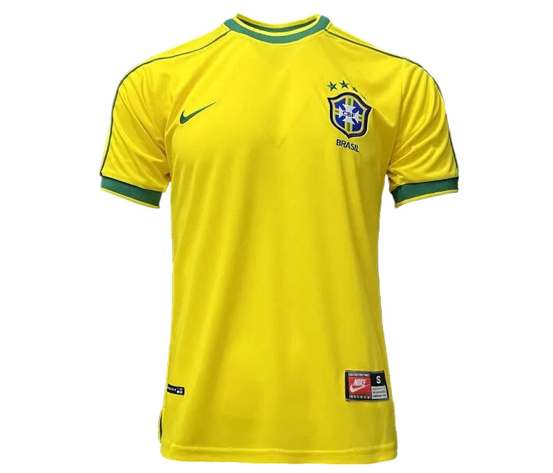 Retro Brazil 1998 Home Jersey