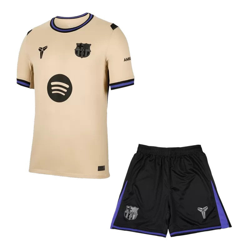Barcelona 2025/26 Away Kids Kit - Soccer Jersey Central