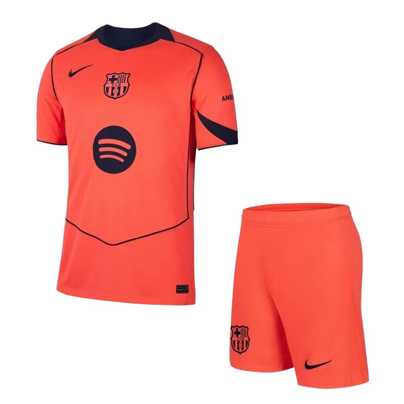 Barcelona 2025/26 Third Kids Kit - Soccer Jersey Central