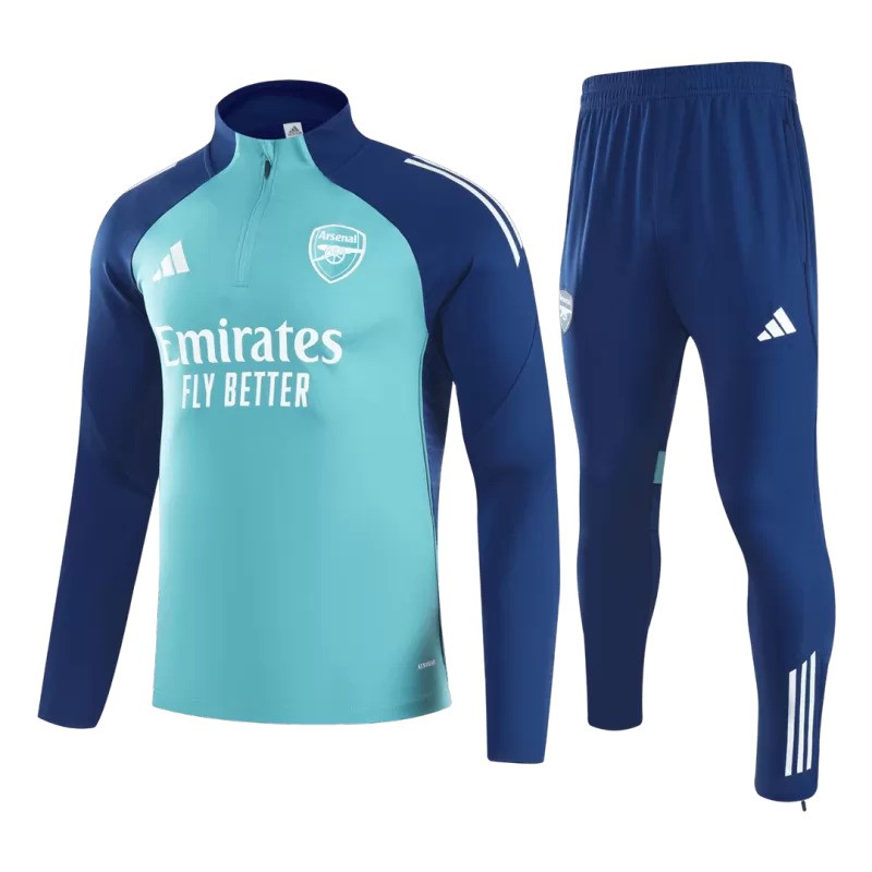 Arsenal 2025/26 1/4 Zip Tracksuit - Green - Soccer Jersey Central