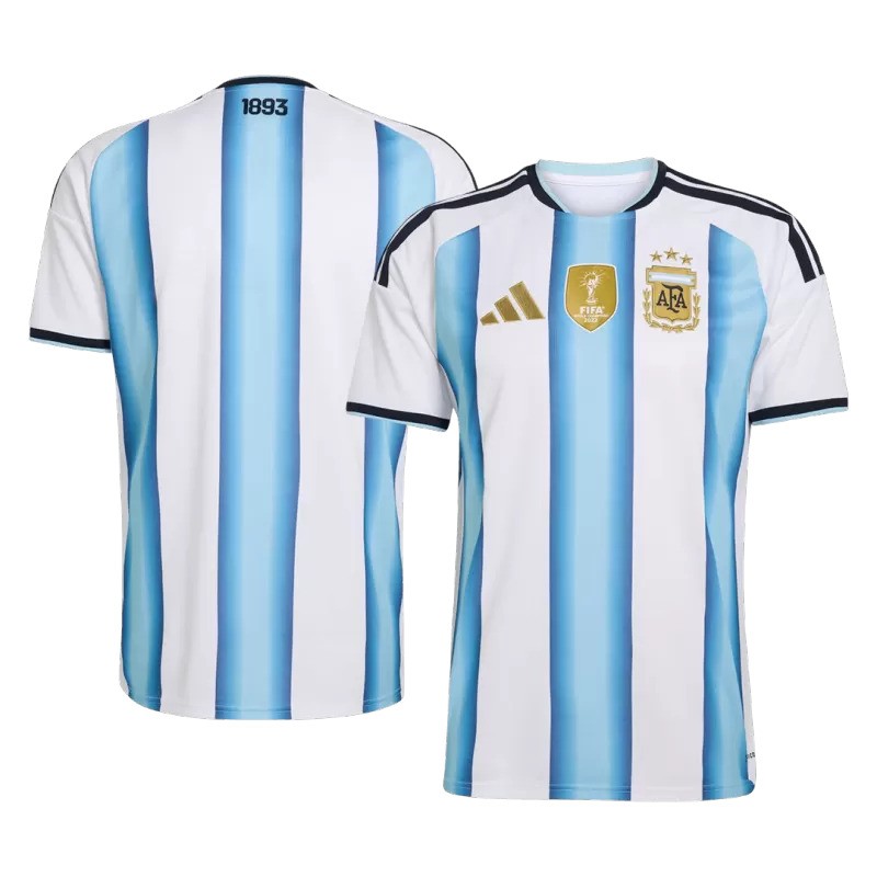 Argentina 2026 Home Jersey with World Champions Patch - Soccer Jersey Central
