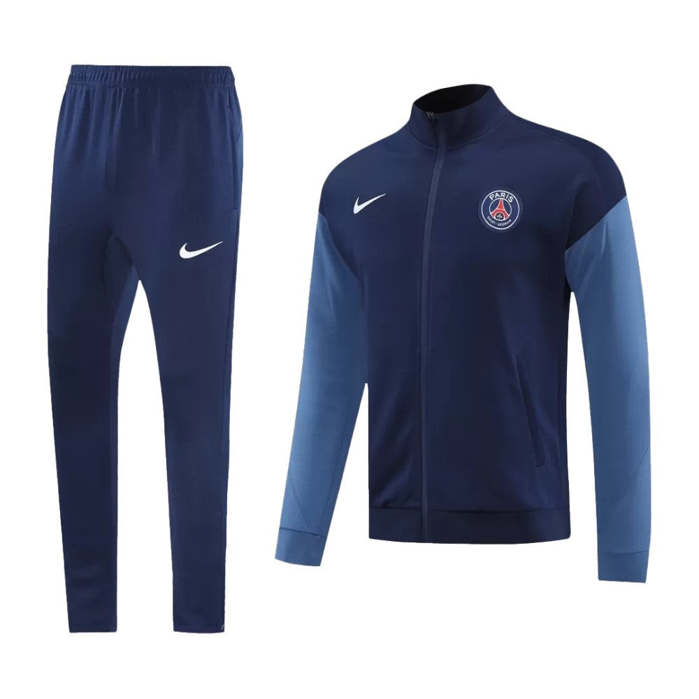 PSG 2025/26 Jacket Tracksuit - Navy - Soccer Jersey Central