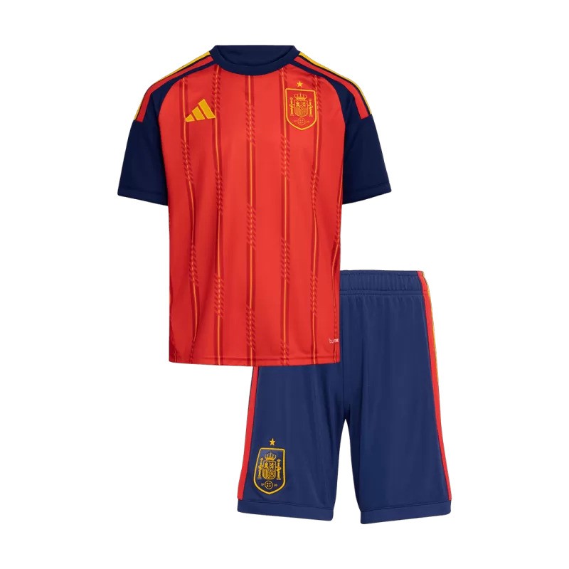 Spain 2026 Home Kids Kit - Soccer Jersey Central