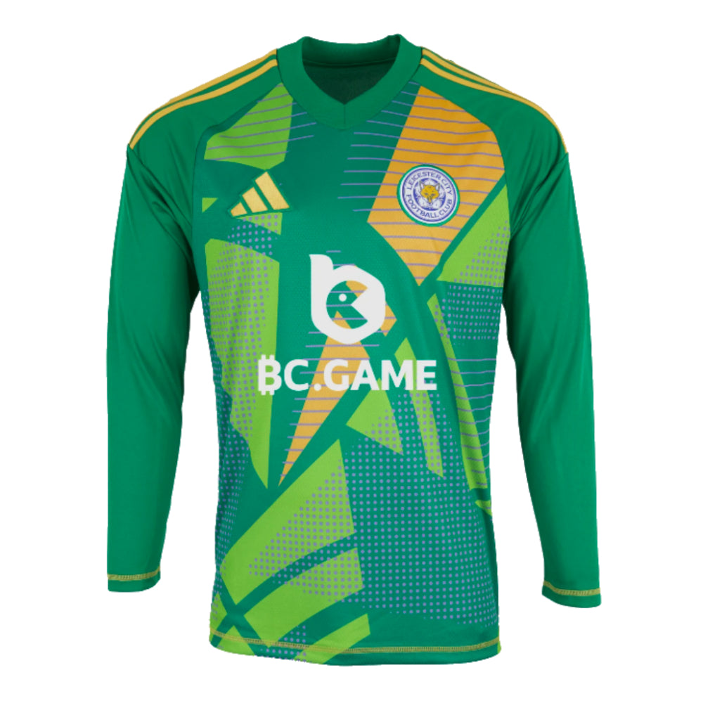2024-2025 Leicester City Home Goalkeeper Shirt (Green) - Soccer Jersey Central