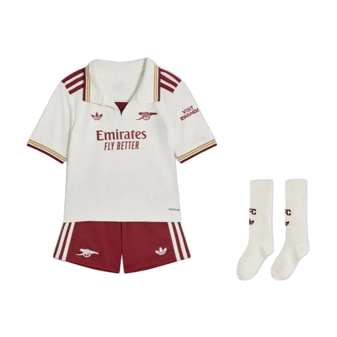 Arsenal 2025/26 Third Kids Kit - Soccer Jersey Central